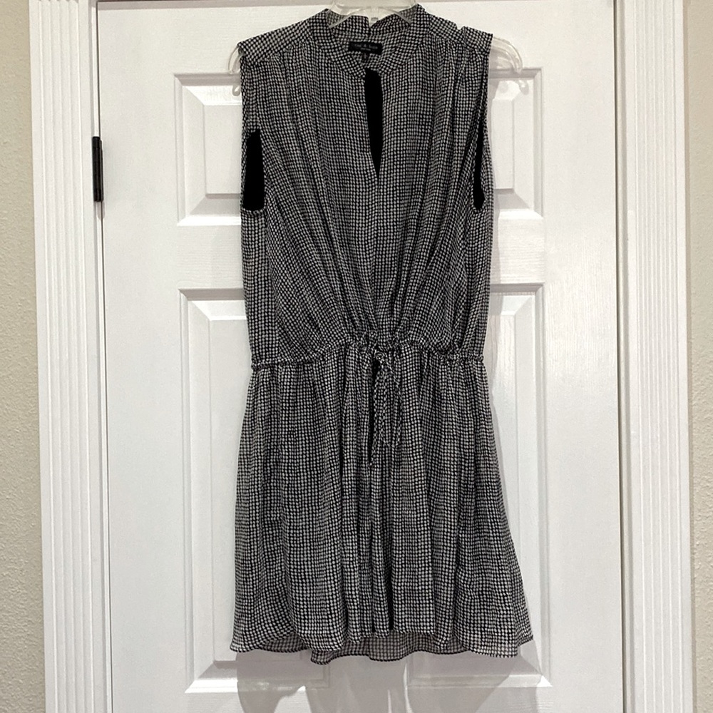 RAG & BONE Black & White Dress Size L